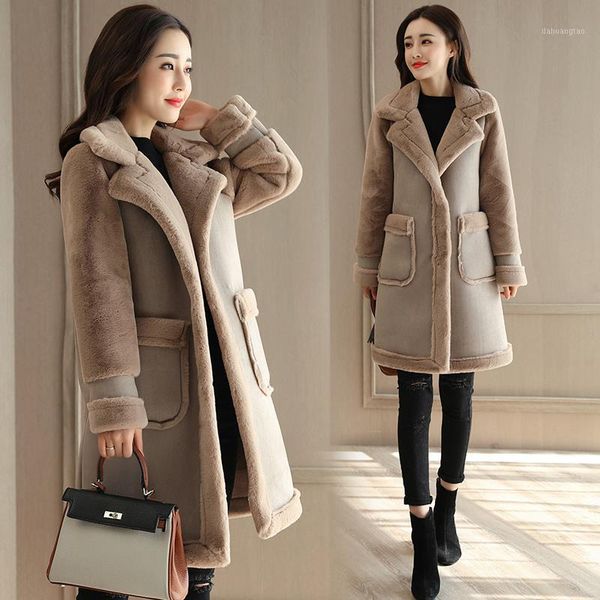 new 2019 fashion spliced turn-down collar womens coats winter covered button solid fur woolen coat women manteau rouge1, Black
new 2019 fashion spliced turn-down collar womens coats winter covered button solid fur woolen coat women manteau rouge1, Black