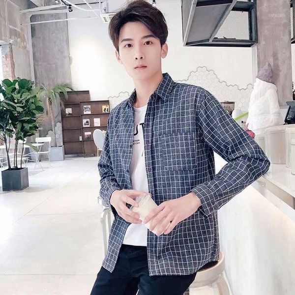 quality brand men casual shirts autumn winter new men's cotton plaid shirt comfortable long sleeve shirt male1, White;black
quality brand men casual shirts autumn winter new men's cotton plaid shirt comfortable long sleeve shirt male1, White;black