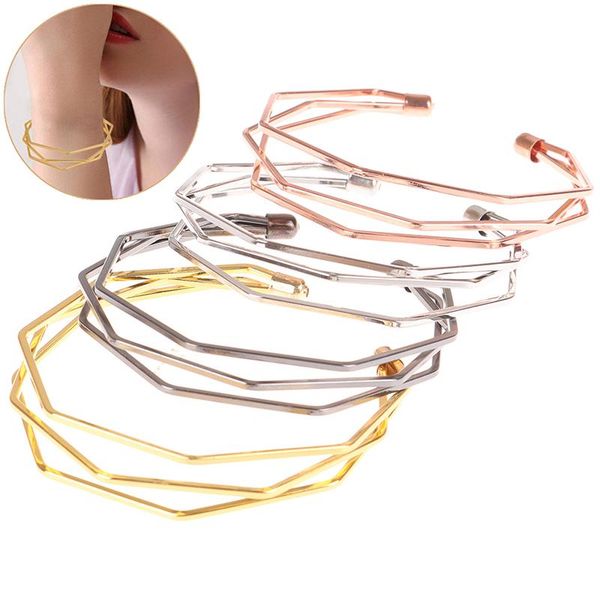 metal alloy link chain twist bangle three layer romantic open /bracelet for women, Black
metal alloy link chain twist bangle three layer romantic open /bracelet for women, Black