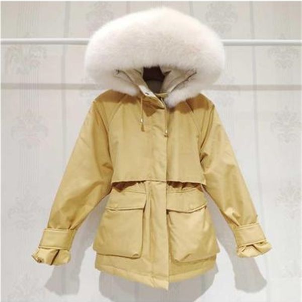 2021 new real natural fox-skin turtleneck winter with hood parkas medium long broad woman warm coat down jacket vkin, Black
2021 new real natural fox-skin turtleneck winter with hood parkas medium long broad woman warm coat down jacket vkin, Black