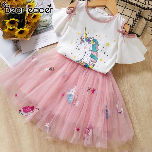 bear leader girls clothing sets new summer fashion style cartoon rabbit printed t-shirts+pink dress 2pcs girls clothes sets y200525, White
bear leader girls clothing sets new summer fashion style cartoon rabbit printed t-shirts+pink dress 2pcs girls clothes sets y200525, White