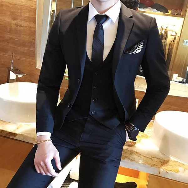 asian size mens suits set 3pcs/set men autumn solid color lapel collar coat jacket vest pants business suit set, White;black
asian size mens suits set 3pcs/set men autumn solid color lapel collar coat jacket vest pants business suit set, White;black