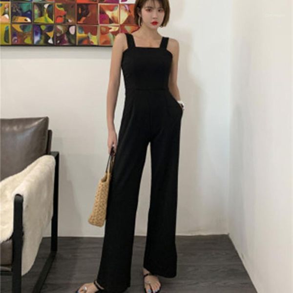 fashion strap jumpsuits women summer sleeveless casual high waist jump suit open back loose long jumpsuit1, Black;white
fashion strap jumpsuits women summer sleeveless casual high waist jump suit open back loose long jumpsuit1, Black;white