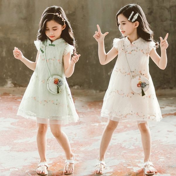 mr2pj girls cheongsam 2020 q5isv princess princess dress children's western style ethnic style girls new dress summer, Black;gray
mr2pj girls cheongsam 2020 q5isv princess princess dress children's western style ethnic style girls new dress summer, Black;gray