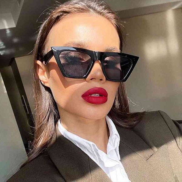 vintage one piece candy color cat eye sunglasses for women gradient elegant square eyewear female black pink shade uv400 glasses, White;black
vintage one piece candy color cat eye sunglasses for women gradient elegant square eyewear female black pink shade uv400 glasses, White;black