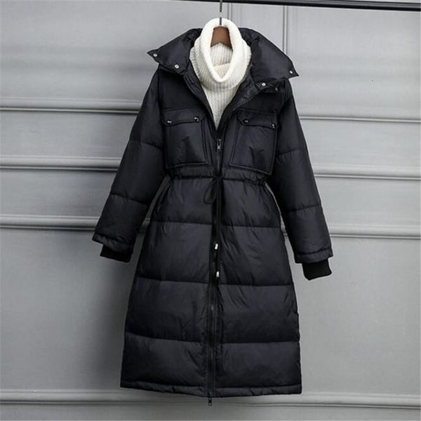 winter women long white duck down jacket coat thick outerwear women's drawstring waist faux rabbit fur lapel parka femal, Black
winter women long white duck down jacket coat thick outerwear women's drawstring waist faux rabbit fur lapel parka femal, Black