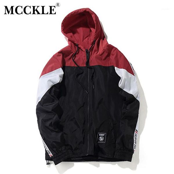 mcckle spring men's color block patchwork windbreaker hooded jackets male hiphop zip up 2018 tracksuit jacket fashion streetwear1, Black;brown
mcckle spring men's color block patchwork windbreaker hooded jackets male hiphop zip up 2018 tracksuit jacket fashion streetwear1, Black;brown