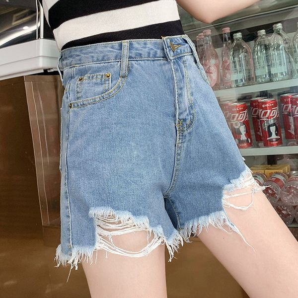 1288# high waist versatile slim irregular hole rough ee wash denim pants shorts, White;black
1288# high waist versatile slim irregular hole rough ee wash denim pants shorts, White;black