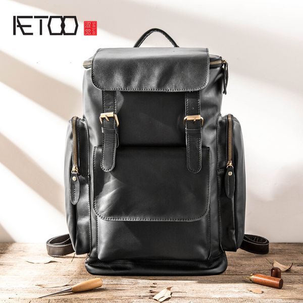 hbp aetoo trendy leather backpack, men's fashion casual backpack, first layer leather large-capacity travel
hbp aetoo trendy leather backpack, men's fashion casual backpack, first layer leather large-capacity travel