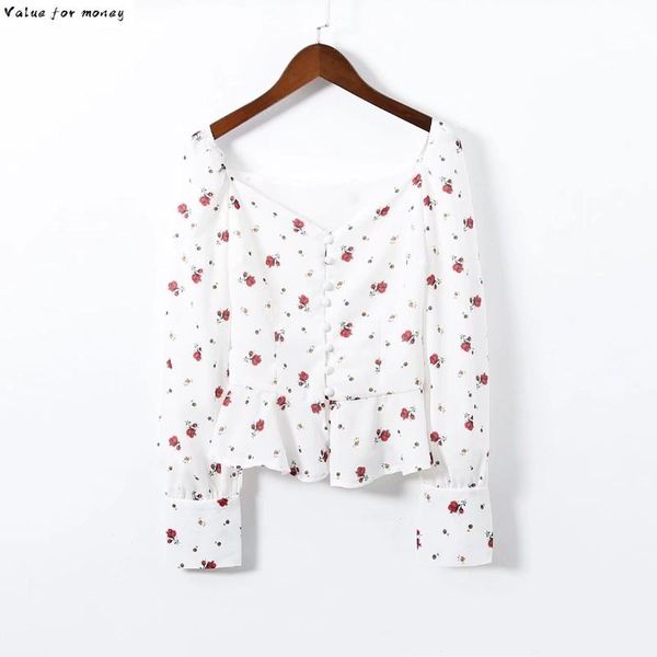 blouse white elegant women shirts vintage flower print blouse summer casual ruffles short blusas female
blouse white elegant women shirts vintage flower print blouse summer casual ruffles short blusas female