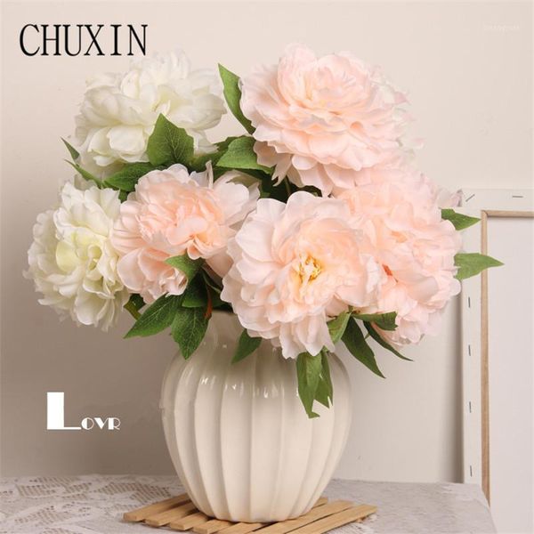 5 heads large peony artificial flowers high-grade silk wedding bouquet home decoration fake flowers valentine's day present1
5 heads large peony artificial flowers high-grade silk wedding bouquet home decoration fake flowers valentine's day present1