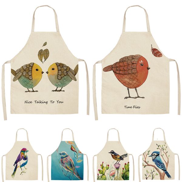1pcs bird flower branch printed kitchen aprons for women household cleaning accessories cotton linen cooking apron 53*65cm a1023
1pcs bird flower branch printed kitchen aprons for women household cleaning accessories cotton linen cooking apron 53*65cm a1023