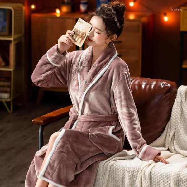 kimono robe women flannel sleepwear winter new home clothing intimate lingerie casual kimono bath gown nightwear with pocket1, Black;red
kimono robe women flannel sleepwear winter new home clothing intimate lingerie casual kimono bath gown nightwear with pocket1, Black;red