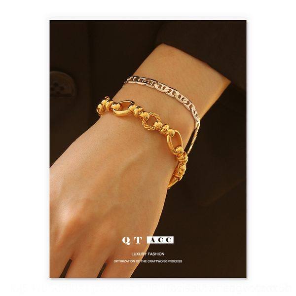 rsrt1 high color retention hip plating real gold platinum trend vacuum hop chain fashion thick personalized bracelet bracelet bracelet 5hhao, Golden;silver
rsrt1 high color retention hip plating real gold platinum trend vacuum hop chain fashion thick personalized bracelet bracelet bracelet 5hhao, Golden;silver