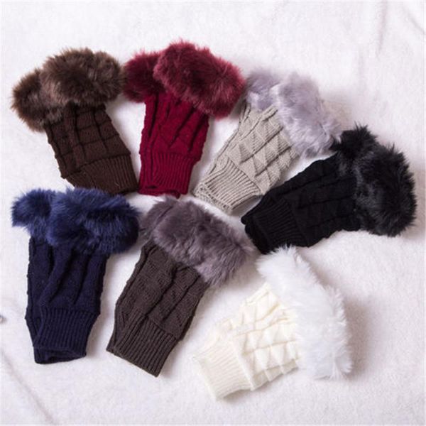 five fingers gloves 1 pair 2021 women girl hand warmer winter arm faux fur crochet knitting warm long fingerless mittens female, Blue;gray
five fingers gloves 1 pair 2021 women girl hand warmer winter arm faux fur crochet knitting warm long fingerless mittens female, Blue;gray
