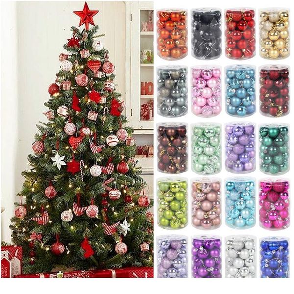 34pcs/lot 40mm christmas balls xmas tree ball decor hanging ornaments store wreath balls christmas tree decorations na qylolg
34pcs/lot 40mm christmas balls xmas tree ball decor hanging ornaments store wreath balls christmas tree decorations na qylolg