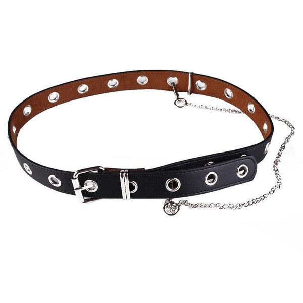 ybt women imitation leather belt alloy pin buckle belt with chain punk detachable waist hip-hop trendy women fashion, Black;brown
ybt women imitation leather belt alloy pin buckle belt with chain punk detachable waist hip-hop trendy women fashion, Black;brown