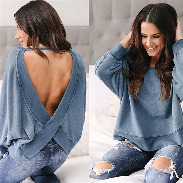 backless pullovers sweatshirts women loose hoodie patchwork 2020 autumn fashion sweatshirt female coat drop shipping, Black
backless pullovers sweatshirts women loose hoodie patchwork 2020 autumn fashion sweatshirt female coat drop shipping, Black