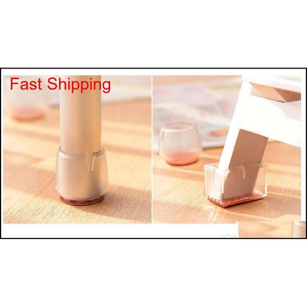 4pcs/set transparent sile chair leg caps covers feet pads for furniture table wood floor protectors rou qyliby dh_seller2010
4pcs/set transparent sile chair leg caps covers feet pads for furniture table wood floor protectors rou qyliby dh_seller2010