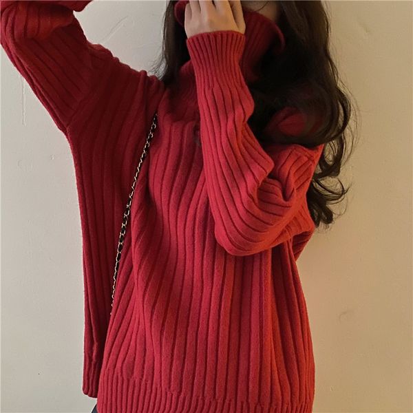 2021 new women sweaters autumn winter slim turtleneck pullover knitted jumper soft pull femme warm 9ilx, Black
2021 new women sweaters autumn winter slim turtleneck pullover knitted jumper soft pull femme warm 9ilx, Black