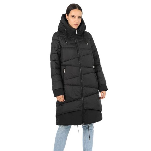 women's down & parkas long jacket parka outwear with hood quilted coat female plus size cotton quality warm clothes 19-053, Black
women's down & parkas long jacket parka outwear with hood quilted coat female plus size cotton quality warm clothes 19-053, Black