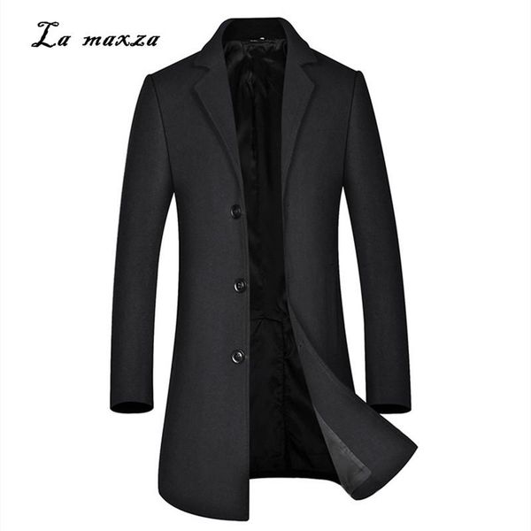 men's wool & blends fashion smart casual men coat 2021 winter single breasted slim woolen plus size 3xl, Black
men's wool & blends fashion smart casual men coat 2021 winter single breasted slim woolen plus size 3xl, Black
