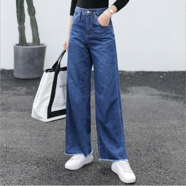 2020 new full cotton women high waist jeans bleached with scratched pants full length softener loose wide leg casual1, Blue
2020 new full cotton women high waist jeans bleached with scratched pants full length softener loose wide leg casual1, Blue