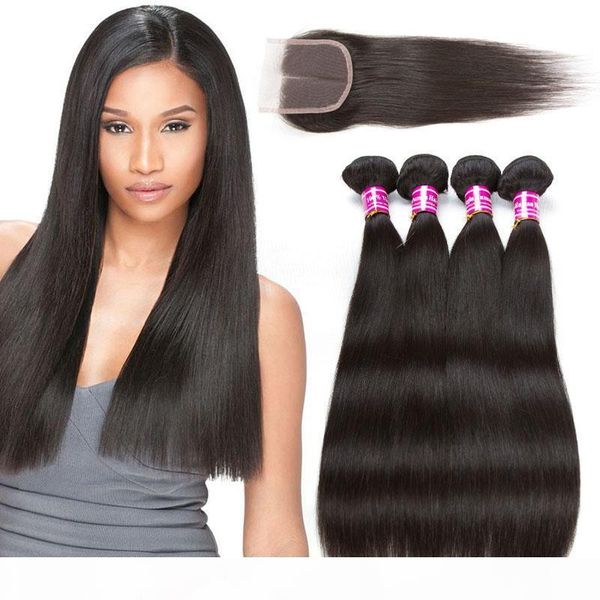 8a brazilian straight virgin hair 4 bundles with closure black color human hair weaves with lace closure remy extensions wholesale
8a brazilian straight virgin hair 4 bundles with closure black color human hair weaves with lace closure remy extensions wholesale