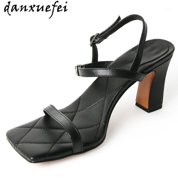 women's genuine leather ankle strap thick high heel open toe summer pumps narrow band metal buckle elegant ladies dress sandals1, Black
women's genuine leather ankle strap thick high heel open toe summer pumps narrow band metal buckle elegant ladies dress sandals1, Black