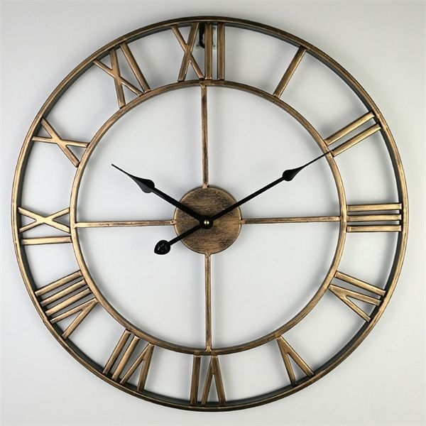 40-80cm nordic retro metal wrought iron roman clock wall clock modern design living room cafe quiet decorative quartz clock 1008
40-80cm nordic retro metal wrought iron roman clock wall clock modern design living room cafe quiet decorative quartz clock 1008