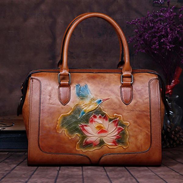 first layer cowhide handle bag female flower handbag vintage multi-capacity women shoulder messenger genuine leather bags
first layer cowhide handle bag female flower handbag vintage multi-capacity women shoulder messenger genuine leather bags