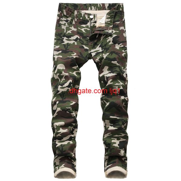 men's camouflage jeans personalized men's slim stretch simple print casual pants, Blue
men's camouflage jeans personalized men's slim stretch simple print casual pants, Blue