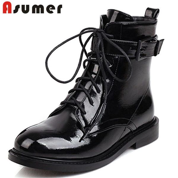 boots asumer 2021 est ankle women round toe lace up buckle comfortable low heel casual shoes woman autumn winter, Black
boots asumer 2021 est ankle women round toe lace up buckle comfortable low heel casual shoes woman autumn winter, Black