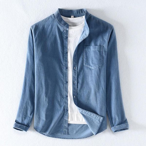 2019 autumn and winter new men corduroy long-sleeved shirt casual cotton men shirt brand fashion solid shirts for chemise1, White;black
2019 autumn and winter new men corduroy long-sleeved shirt casual cotton men shirt brand fashion solid shirts for chemise1, White;black