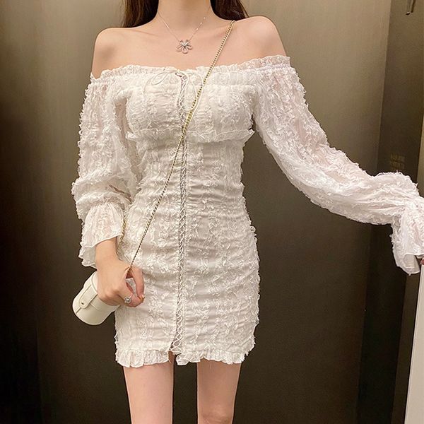 summer 2020 new french one line collar up lace bubble sleeve dresslace dresswaist dress with hip wrap and bra dress j8w47, Black;gray
summer 2020 new french one line collar up lace bubble sleeve dresslace dresswaist dress with hip wrap and bra dress j8w47, Black;gray