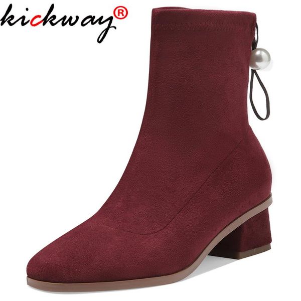 boots kickway fashion ankle elastic sock chunky high heels stretch women autumn booties round toe pumps size 34-40, Black
boots kickway fashion ankle elastic sock chunky high heels stretch women autumn booties round toe pumps size 34-40, Black