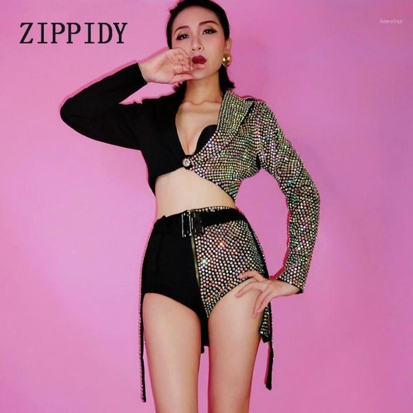 sparkly ab rhinestones blazer short skirt 2-piece clothing set dj female singer nightclub dance stones black jacket costume1, Black;red
sparkly ab rhinestones blazer short skirt 2-piece clothing set dj female singer nightclub dance stones black jacket costume1, Black;red