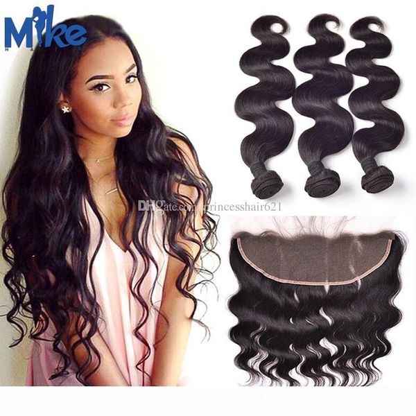 mikehair lace frontal with brazilian hair bundles body wave human hair weave 4pcs lot unprocessed indian malaysian peruvian hair wholesale, Black;brown
mikehair lace frontal with brazilian hair bundles body wave human hair weave 4pcs lot unprocessed indian malaysian peruvian hair wholesale, Black;brown