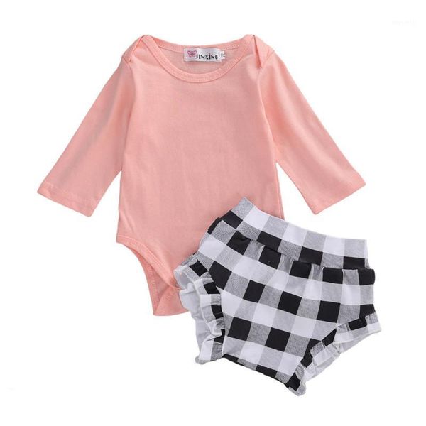 clothing sets born baby girls cotton clothes summer spring o-neck long sleeve pink romper + plaid shorts outfits cute infant suits1, White
clothing sets born baby girls cotton clothes summer spring o-neck long sleeve pink romper + plaid shorts outfits cute infant suits1, White