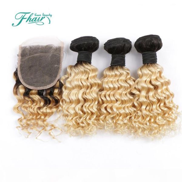 8a indian deep curly 1b 613 blond hair with closure 3 bundles with 4*4 lace closure dark roots omber human hair with closure, Black
8a indian deep curly 1b 613 blond hair with closure 3 bundles with 4*4 lace closure dark roots omber human hair with closure, Black