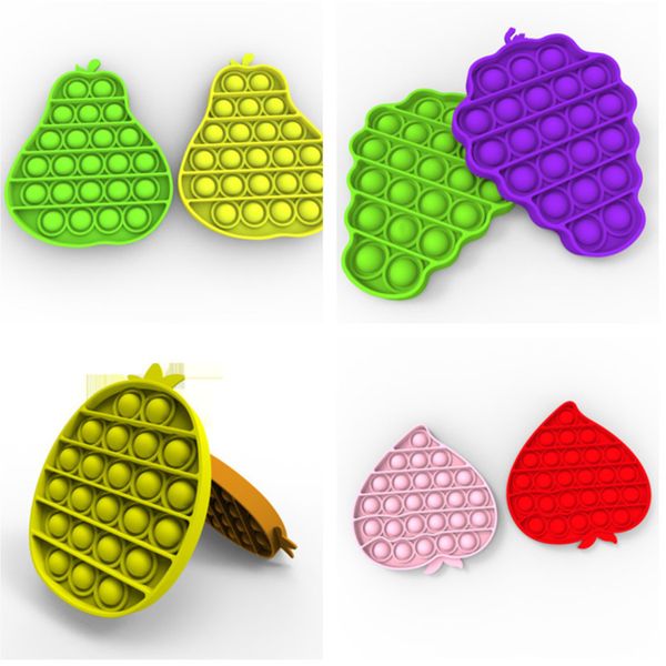 fruit shapes push pops bubble sensory toy pop it fidget toys squishy stress reliever pineapple pear peach lemon grape table game gift g12501
fruit shapes push pops bubble sensory toy pop it fidget toys squishy stress reliever pineapple pear peach lemon grape table game gift g12501