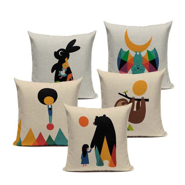 aniaml geometric cushion cover alice throw pillow swan bear parrot cotton linen decorative for home sofa car custom pillow case
aniaml geometric cushion cover alice throw pillow swan bear parrot cotton linen decorative for home sofa car custom pillow case