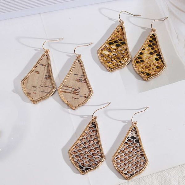 new trendy fashion 14k gold tone snakeskin leather teardrop statement earrings women designer waterdrop cork earrings bohemian jewelry, Silver
new trendy fashion 14k gold tone snakeskin leather teardrop statement earrings women designer waterdrop cork earrings bohemian jewelry, Silver