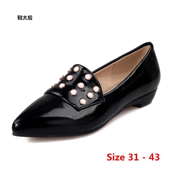 wedge low heels women slip on shoes wedges woman female oxford low heel shoes for women small big size 31 - 43, Black
wedge low heels women slip on shoes wedges woman female oxford low heel shoes for women small big size 31 - 43, Black