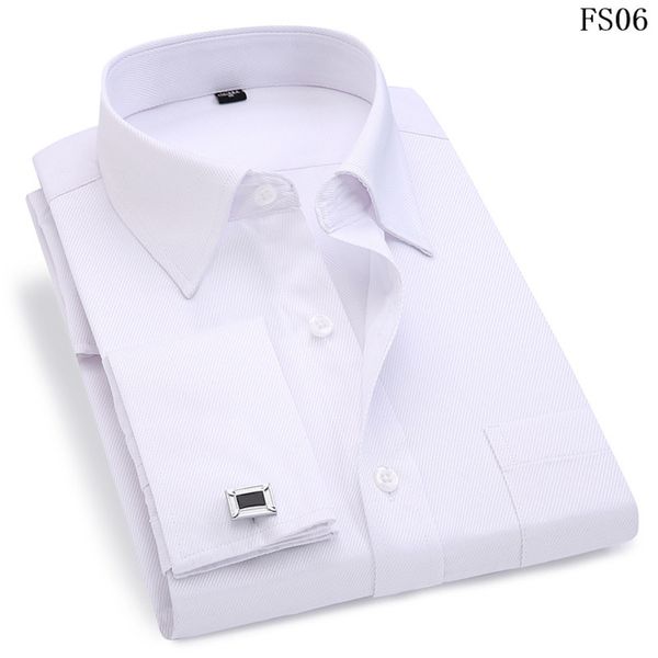 men's dress shirts french cuff blue white long sleeved business casual shirt slim fit solid color french cufflinks shirt c1222, White;black
men's dress shirts french cuff blue white long sleeved business casual shirt slim fit solid color french cufflinks shirt c1222, White;black