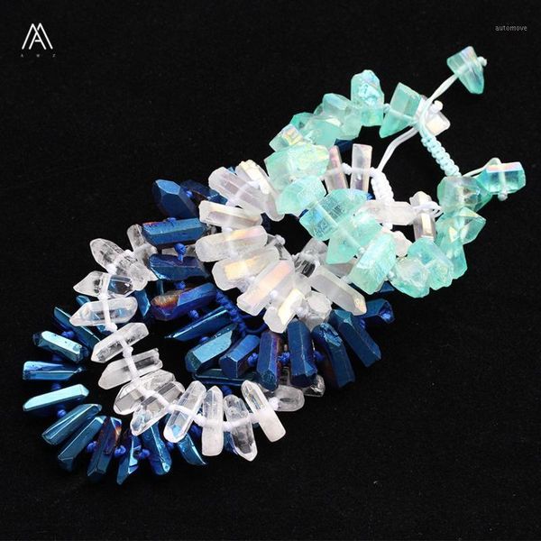 boho women men polished stick points clear white quartz crystal cord knotted adjustable bracelet handmade jewelry yyx-ct-108amae1, Golden;silver
boho women men polished stick points clear white quartz crystal cord knotted adjustable bracelet handmade jewelry yyx-ct-108amae1, Golden;silver