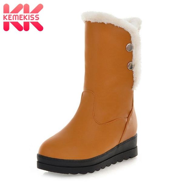 kemekiss size 34-42 women mid calf boots flats slip on round toe shoes plush fur warm boots winter fashion women party footwear, Black
kemekiss size 34-42 women mid calf boots flats slip on round toe shoes plush fur warm boots winter fashion women party footwear, Black