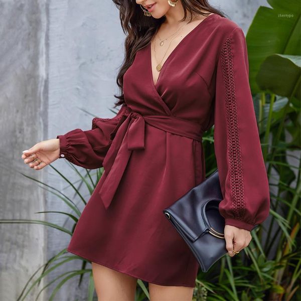 casual long sleeve mini dress bodycon autumn winter pullover v-neck sweater solid dress women kimono short vestidos1, Black;gray
casual long sleeve mini dress bodycon autumn winter pullover v-neck sweater solid dress women kimono short vestidos1, Black;gray