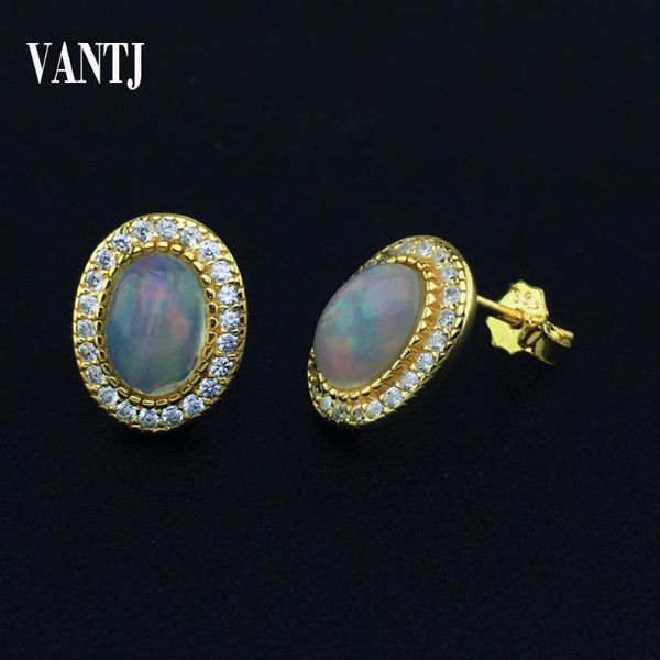 vantj 100% natural opal stud earrings 925 sterling silver for women wedding earrings fashion anniversary jewelry gift, Golden;silver
vantj 100% natural opal stud earrings 925 sterling silver for women wedding earrings fashion anniversary jewelry gift, Golden;silver