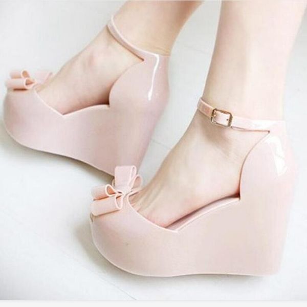 dress shoes 2021 women summer woman jelly sandals peep toe wedges high heeled bowtie buckle pink black blue apricot1
dress shoes 2021 women summer woman jelly sandals peep toe wedges high heeled bowtie buckle pink black blue apricot1